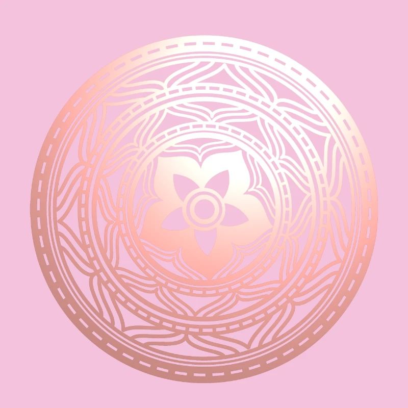 Pastel Floral Mandala Pattern