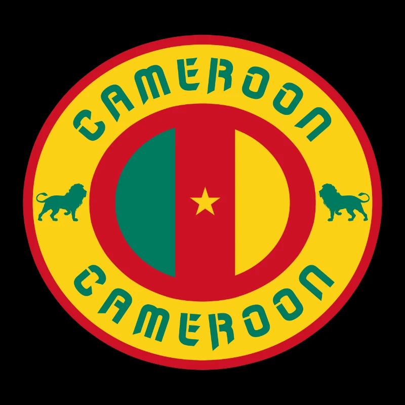 Cameroon vintage circle / gift idea