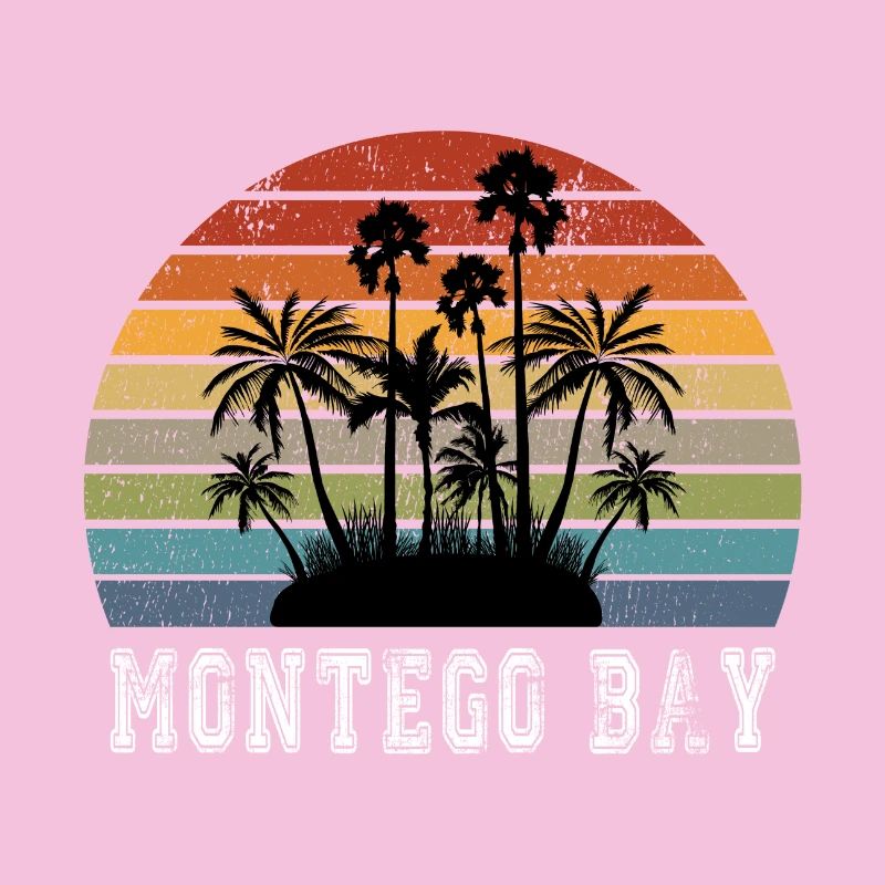 Conception / idée cadeau de palmiers de l'île de Montego Bay