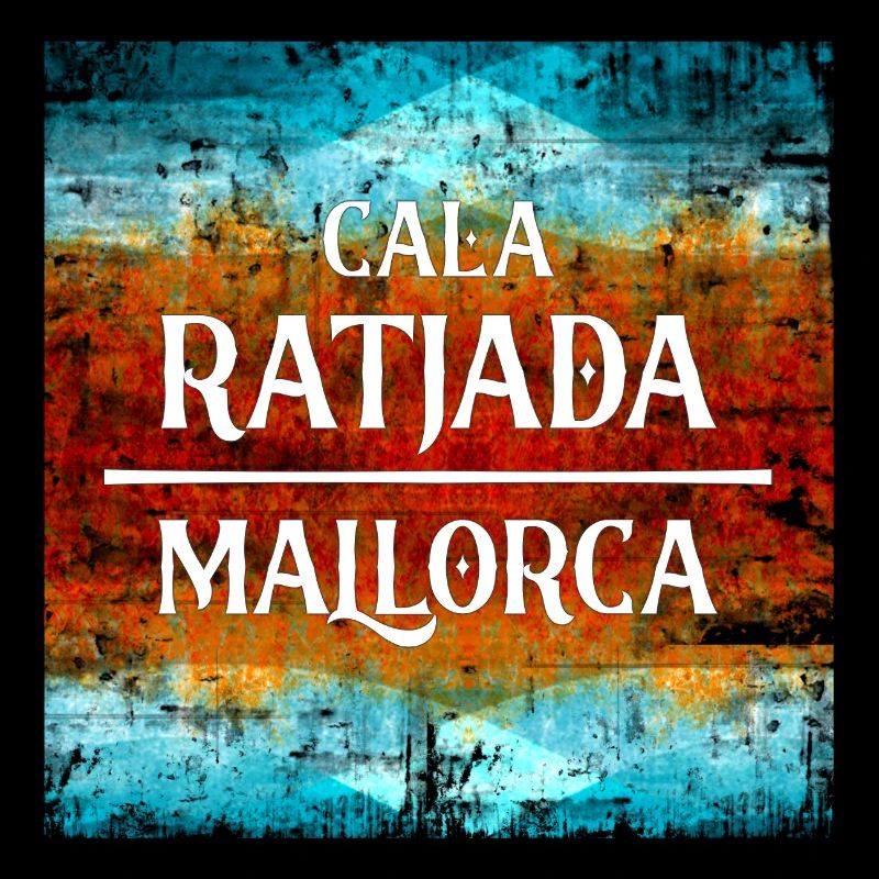 Festive Mallorca fan design