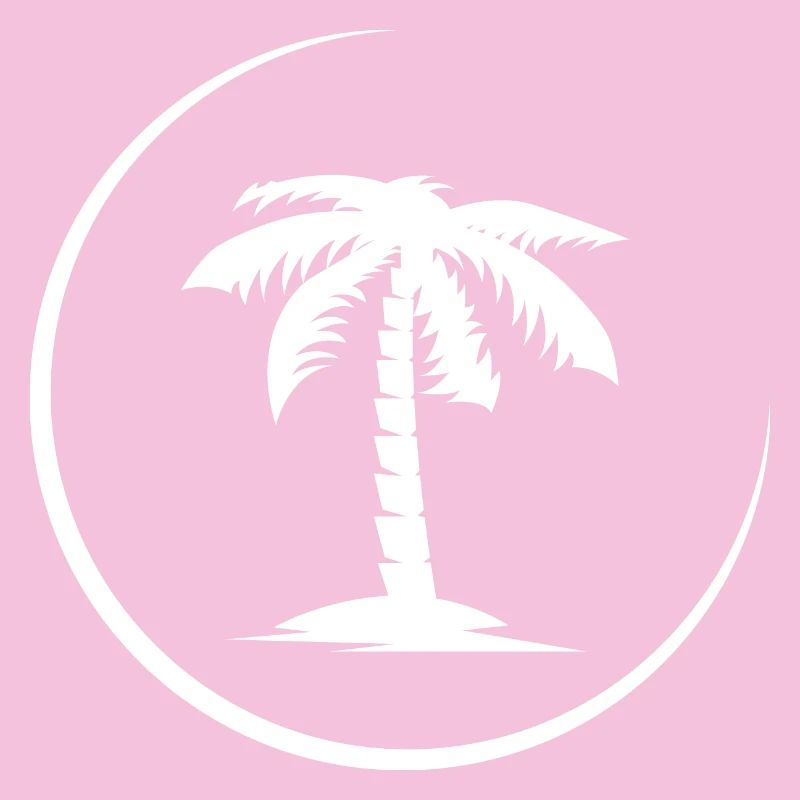 palm palm tree summer beach symbol Logo icon