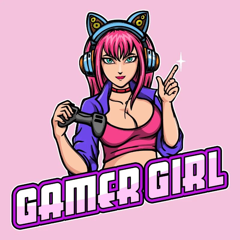 Gamer Queen Headset Controller Zocker