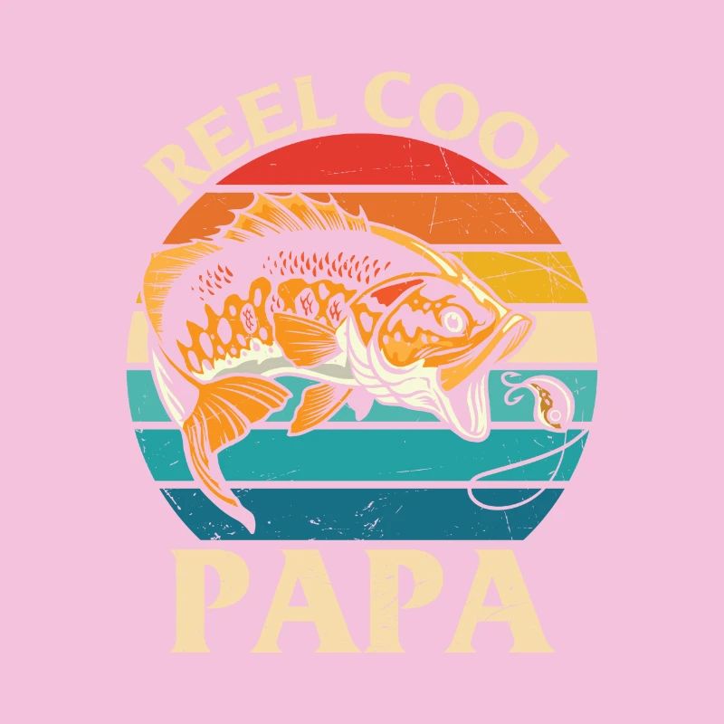 Citation de pêche Moulinet Cool Papa Conception de pêche