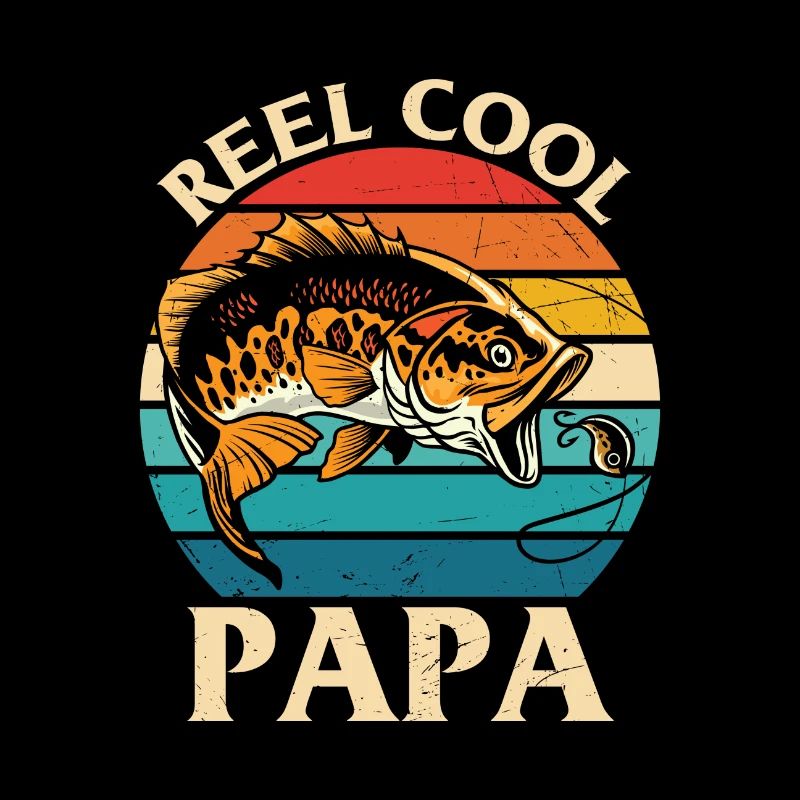 Citation de pêche Moulinet Cool Papa Conception de pêche