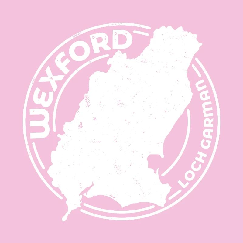 Comté de Wexford Irlande | Timbre de contour de carte