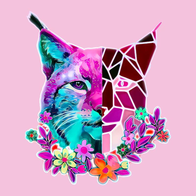 Lynx Cat Summer Colors