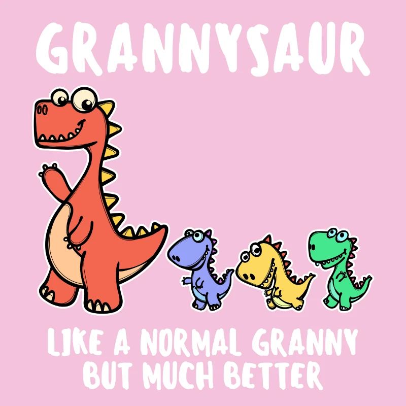 Oma Cool Statement Großmutter Dinosaurier