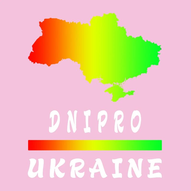 Dnipro Ukraine rainbow design