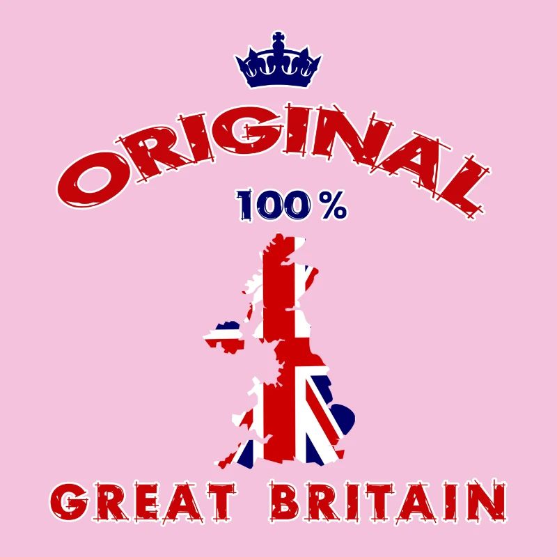 Design original 100 % drapeaux de Grande-Bretagne.