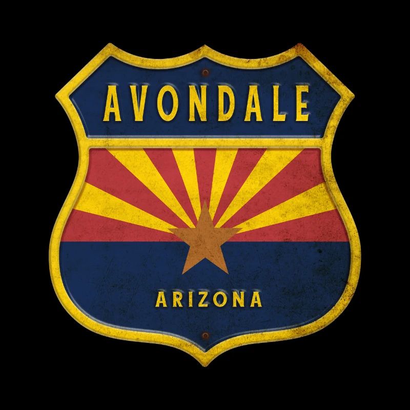 Avondale Arizona flags crest design