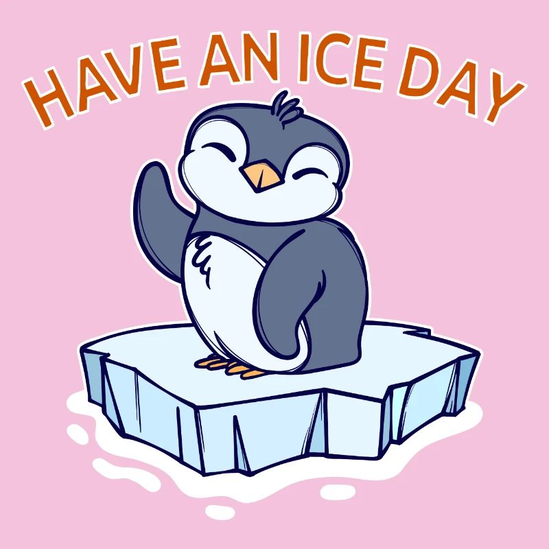 Antarctique Ice Cold Penguin Déclaration Oiseau de mer