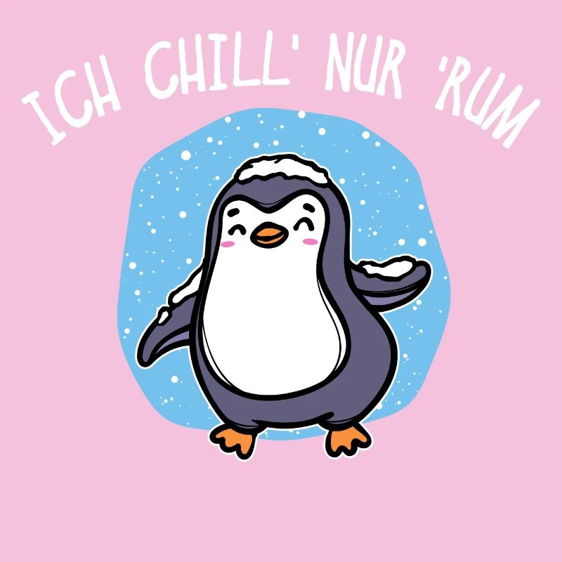 Pinguin Kälte Schnee Statement Tier Vogel Eis