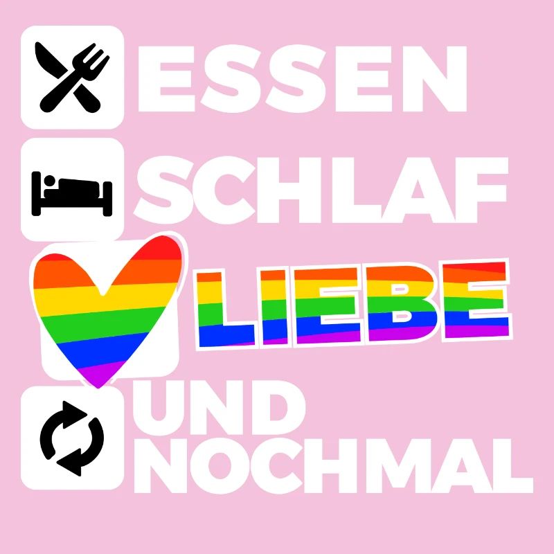 Liebe Lgbt Herz Menschenrechte Spruch Regenbogen