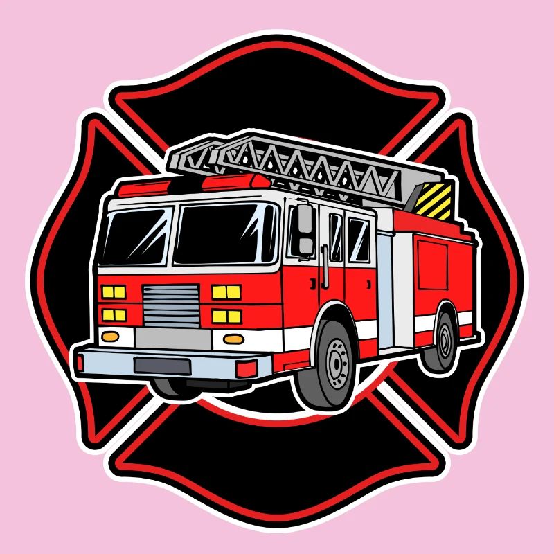 Rescuer fire engine fire brigade professional fire brigade