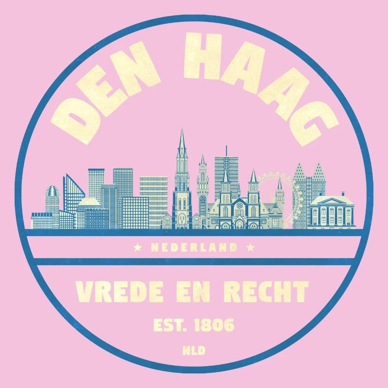 The Hague Skyline Emblem Netherlands