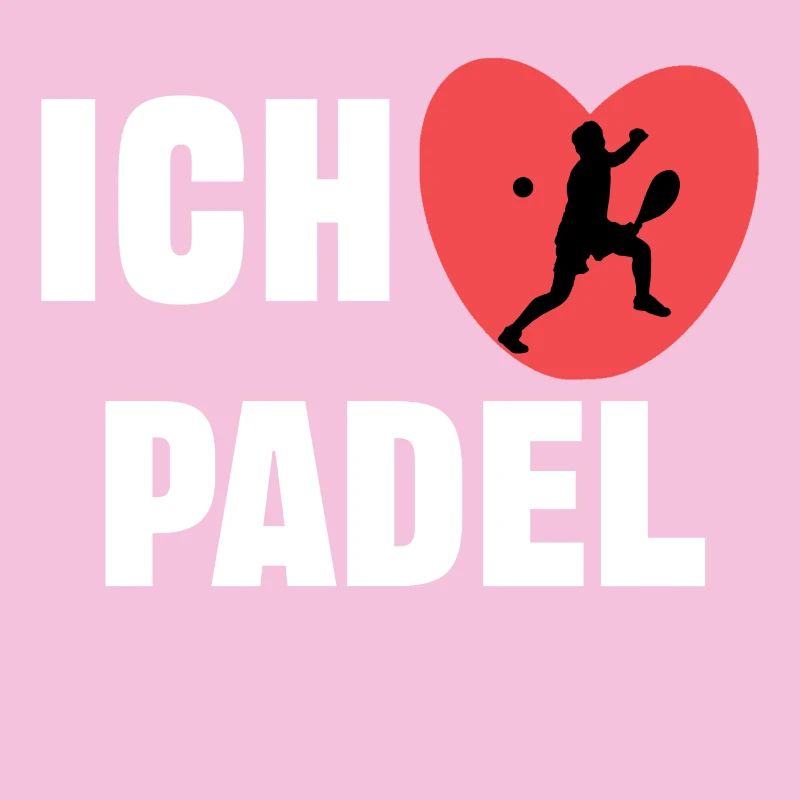 I love padel heart statement player training