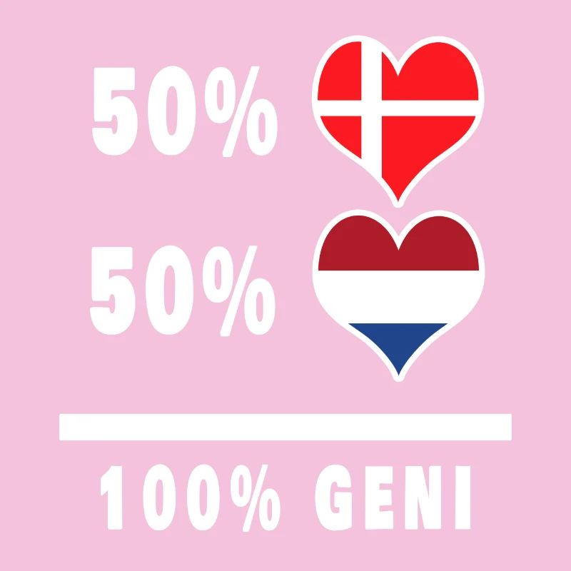 Pays-Bas et Danemark 100% drapeau de génie
