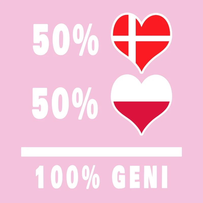 Pologne et Danemark 100% drapeau de génie