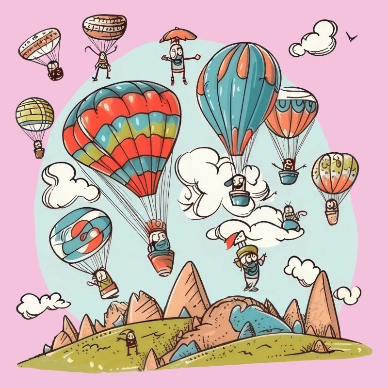 Doodle ballon
