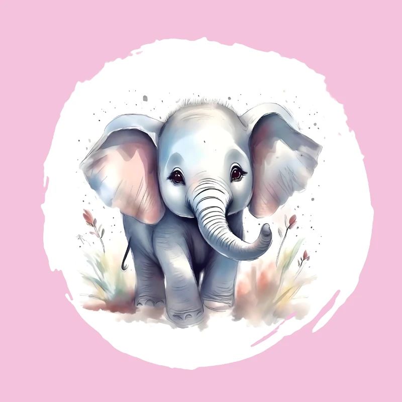 Aquarelle Éléphant