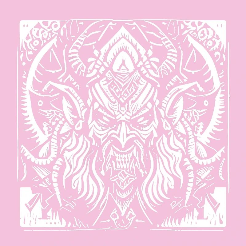 Demonic Devil on Pagan Tribal