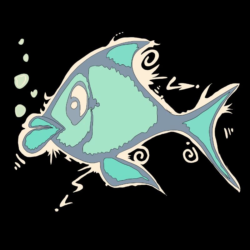 Fisch Linienkunst