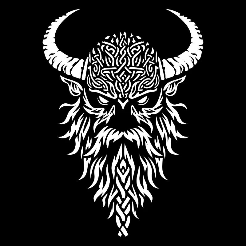 Viking warrior head