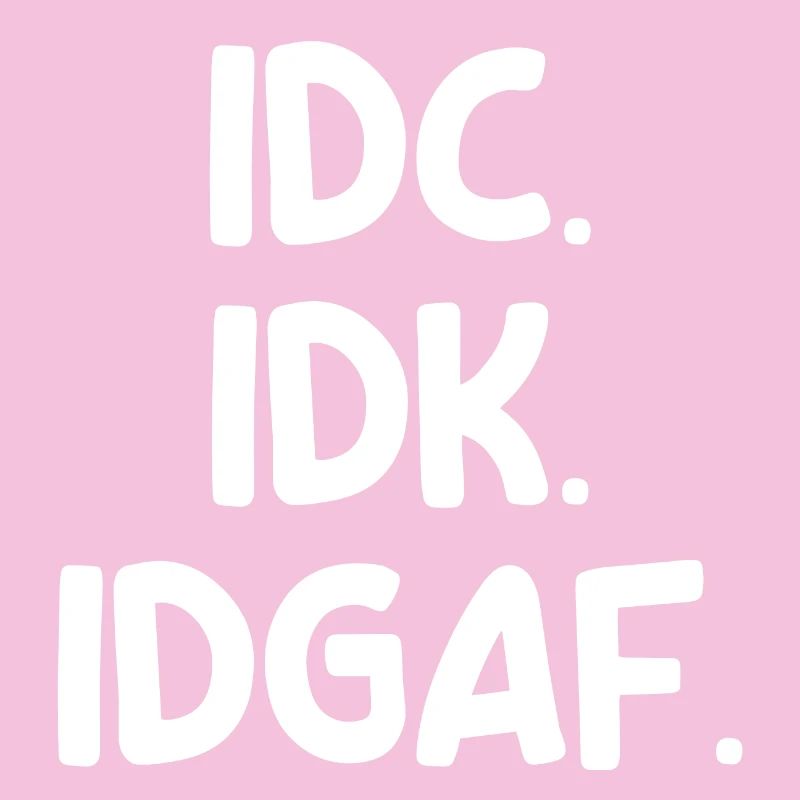 Déclaration indifférente et froide Je m’en fiche Attitude