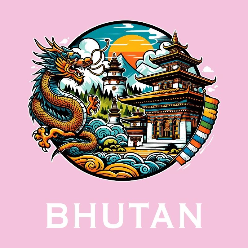Bhutan Drache Himalaya Thimphu