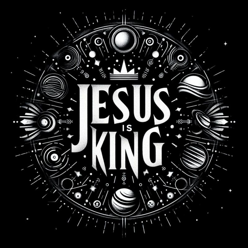 Conception du cercle de Jésus est roi