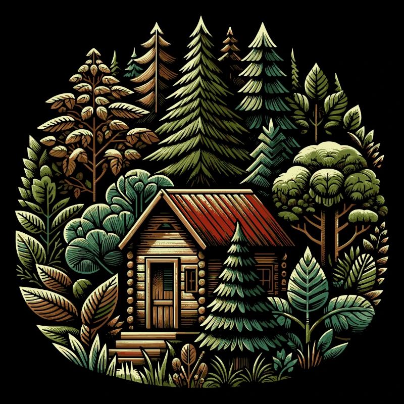 naturverbunden Leben mit einem Tiny House im Wald