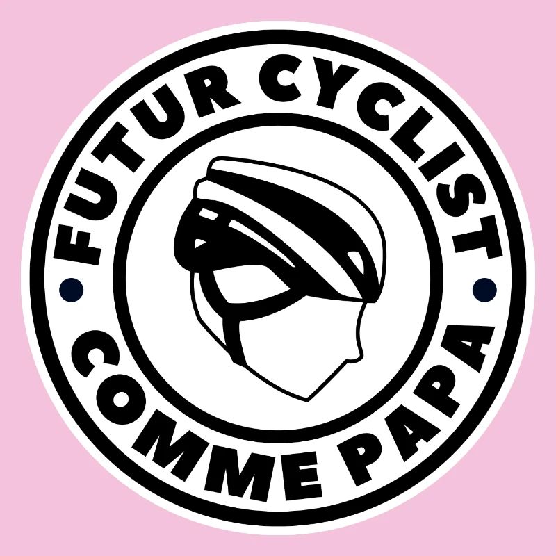 Futur cycliste comme papa