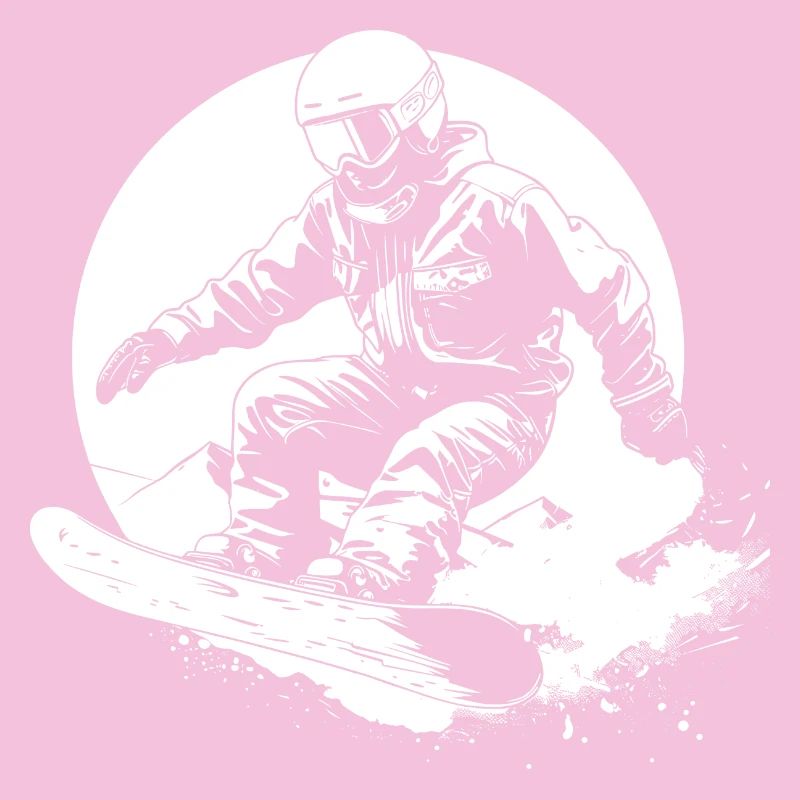 Dessin de snowboarder