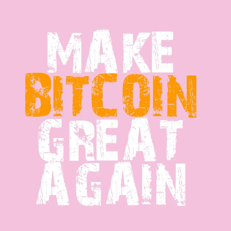 Make Bitcoin Great Again Conception motivante