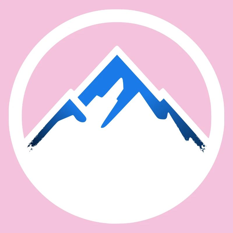 Mountains logo white