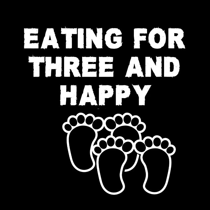Ich bin schwanger und glücklich eating for three