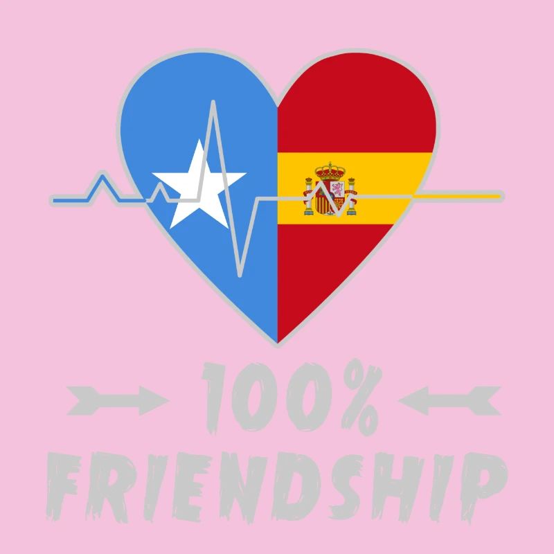 Somalia und Spanien 100% Freundschaft