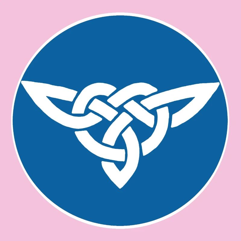 Oiseau celte bleu