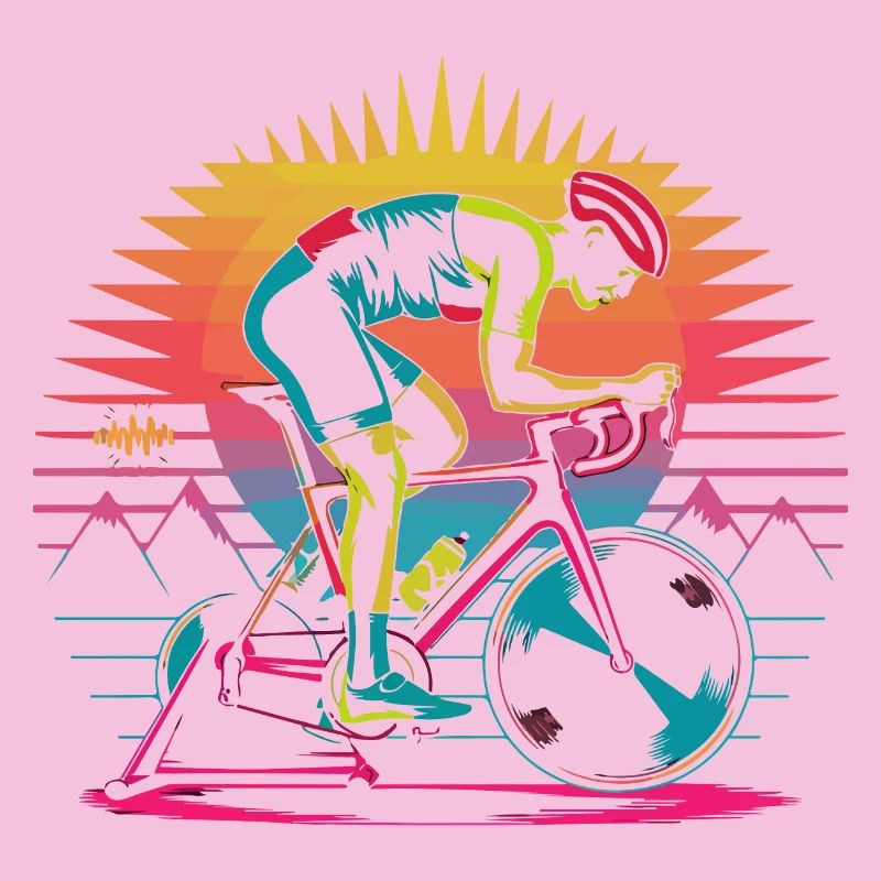 Retro Cyclist Turbo Trainer