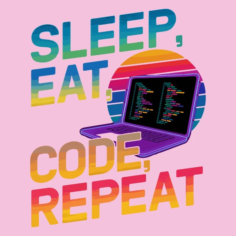 Sleep Eat Code Repeat Gift For Coder