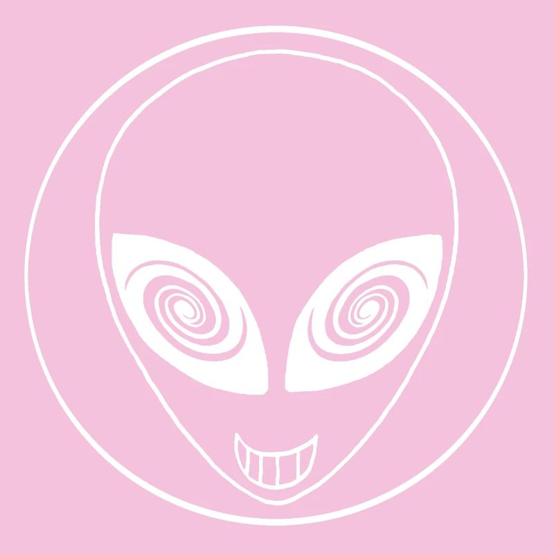 Extraterrestre blanc et galaxie