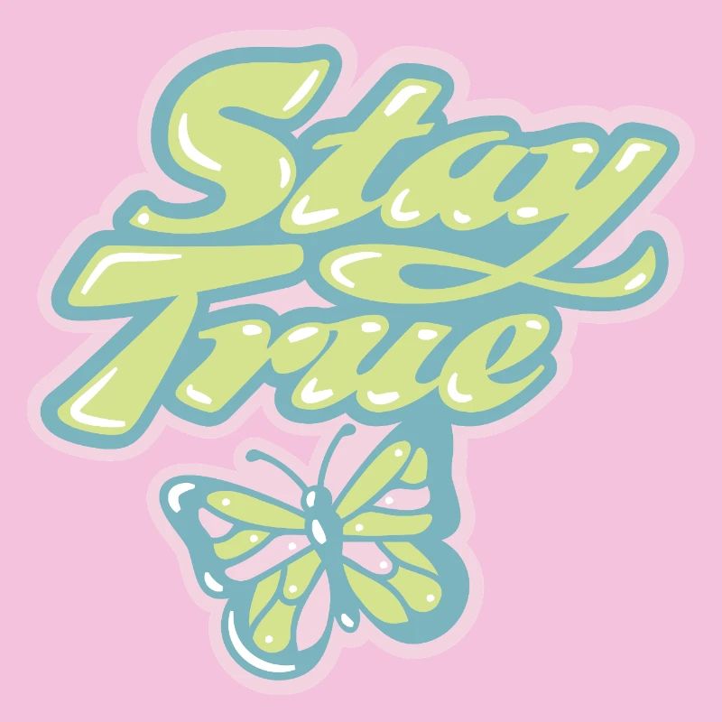 Stay True – Soft Pastel Retro