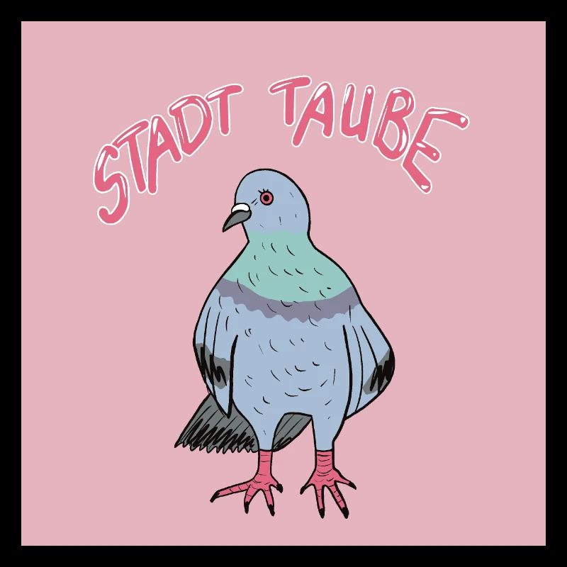 Stadttaube Illustrationsdesign