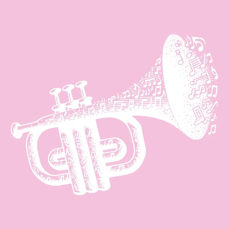 Trumpet on, worries from note explosion music magic