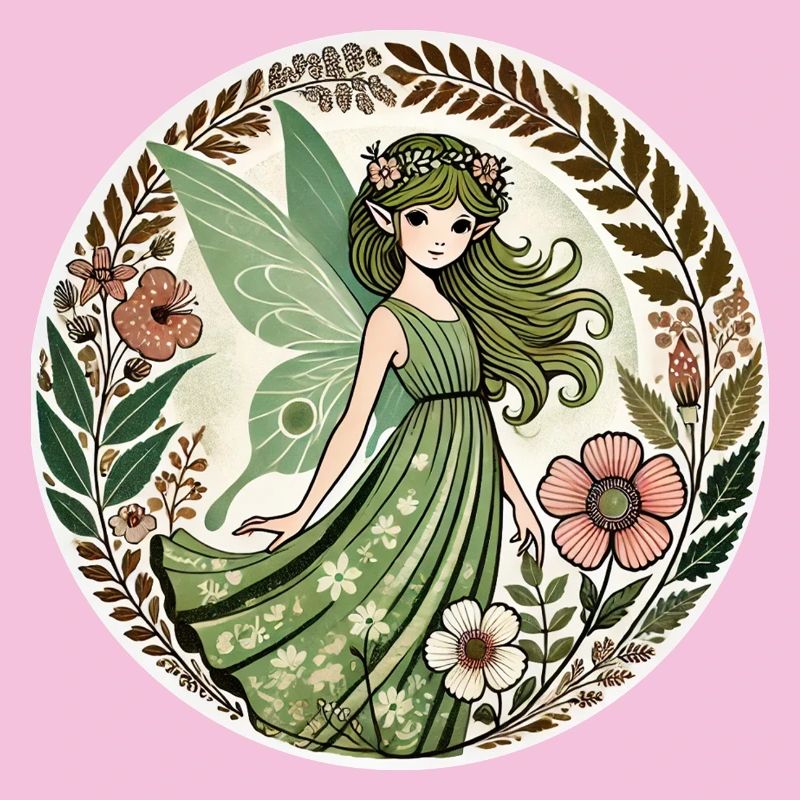 Conception de fée de la forêt enchantée