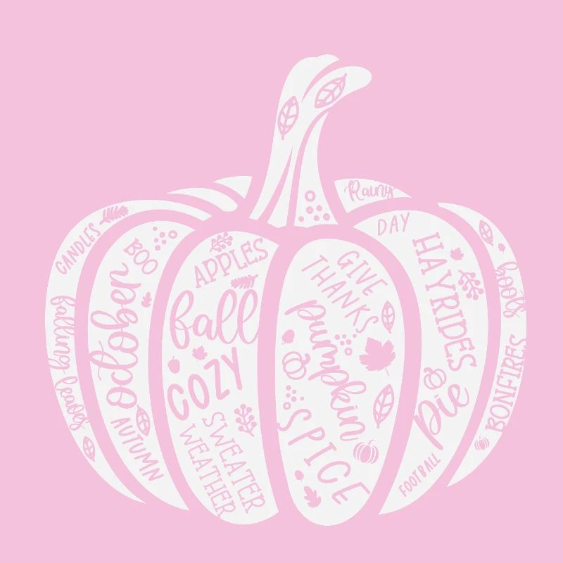 Pumpkin Autumn Quote Pattern