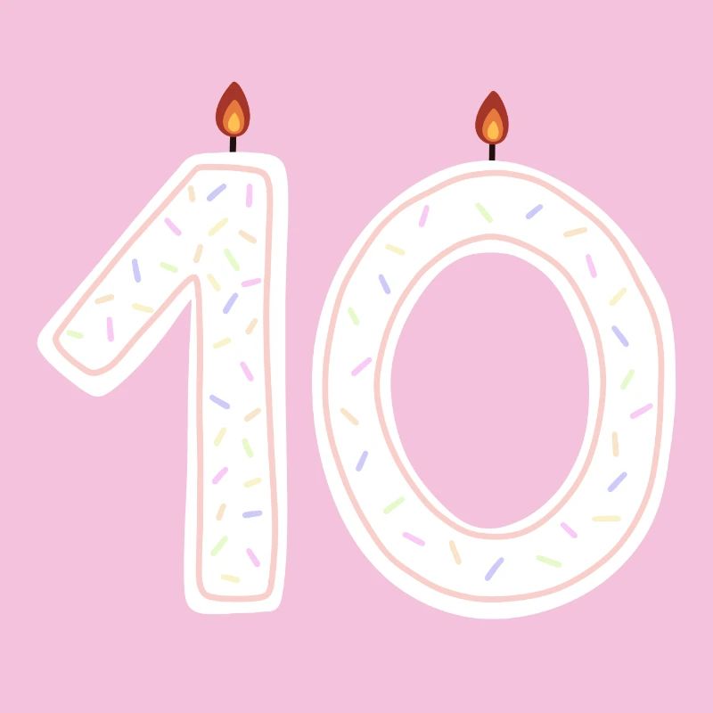 célébration 10e anniversaire Sprinkles Design