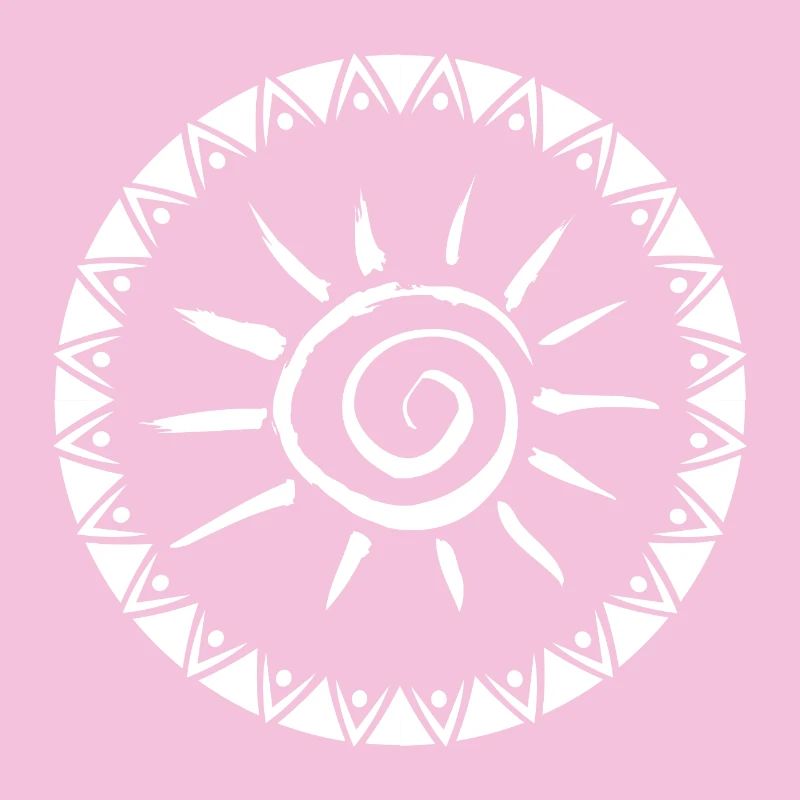 Geometric Sunburst Mandala Design