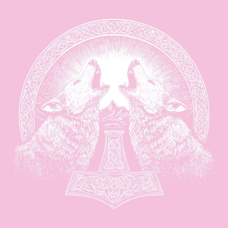 Nordisch Wolf Thor Hammer Wikinger