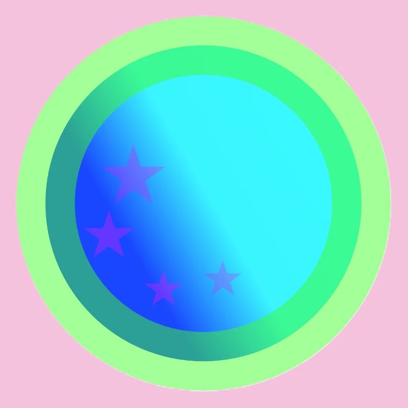 Celestial Blue Constellation Design